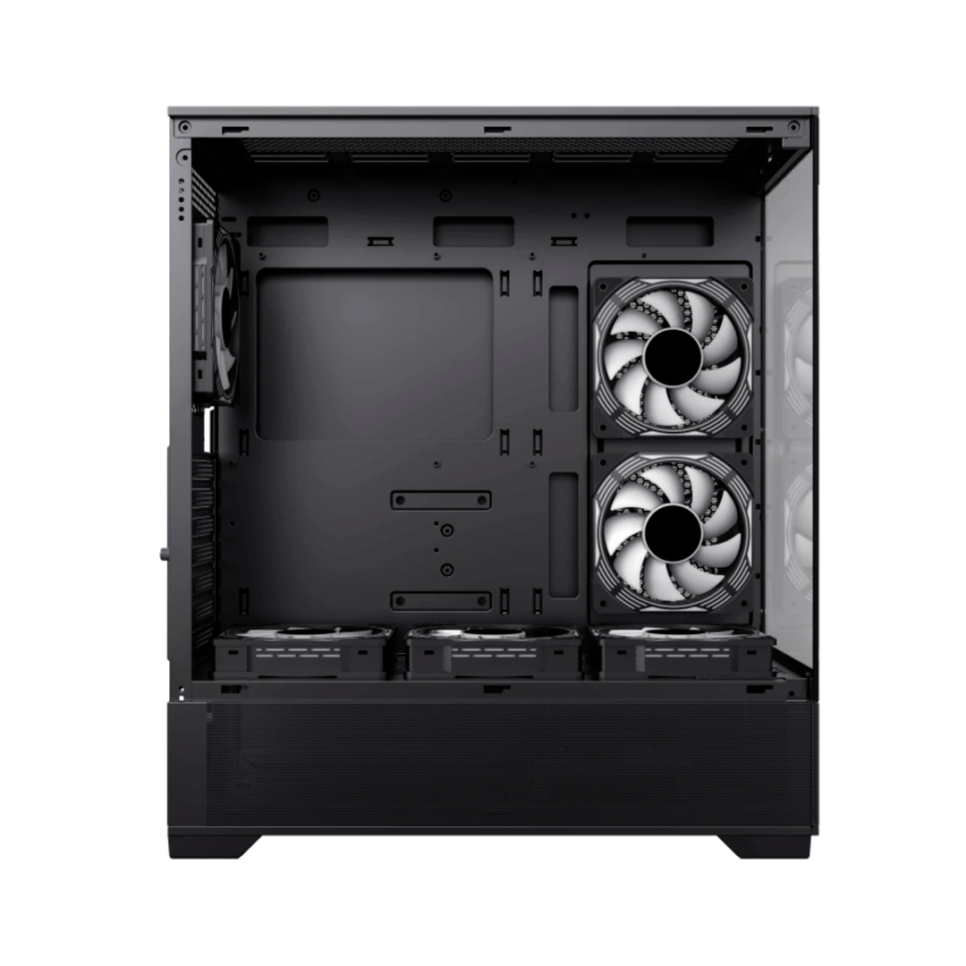CASE GAMEMAX  VISTA NEGRO MICRO ATX ( INCLUYE 3 FANES  RGB)