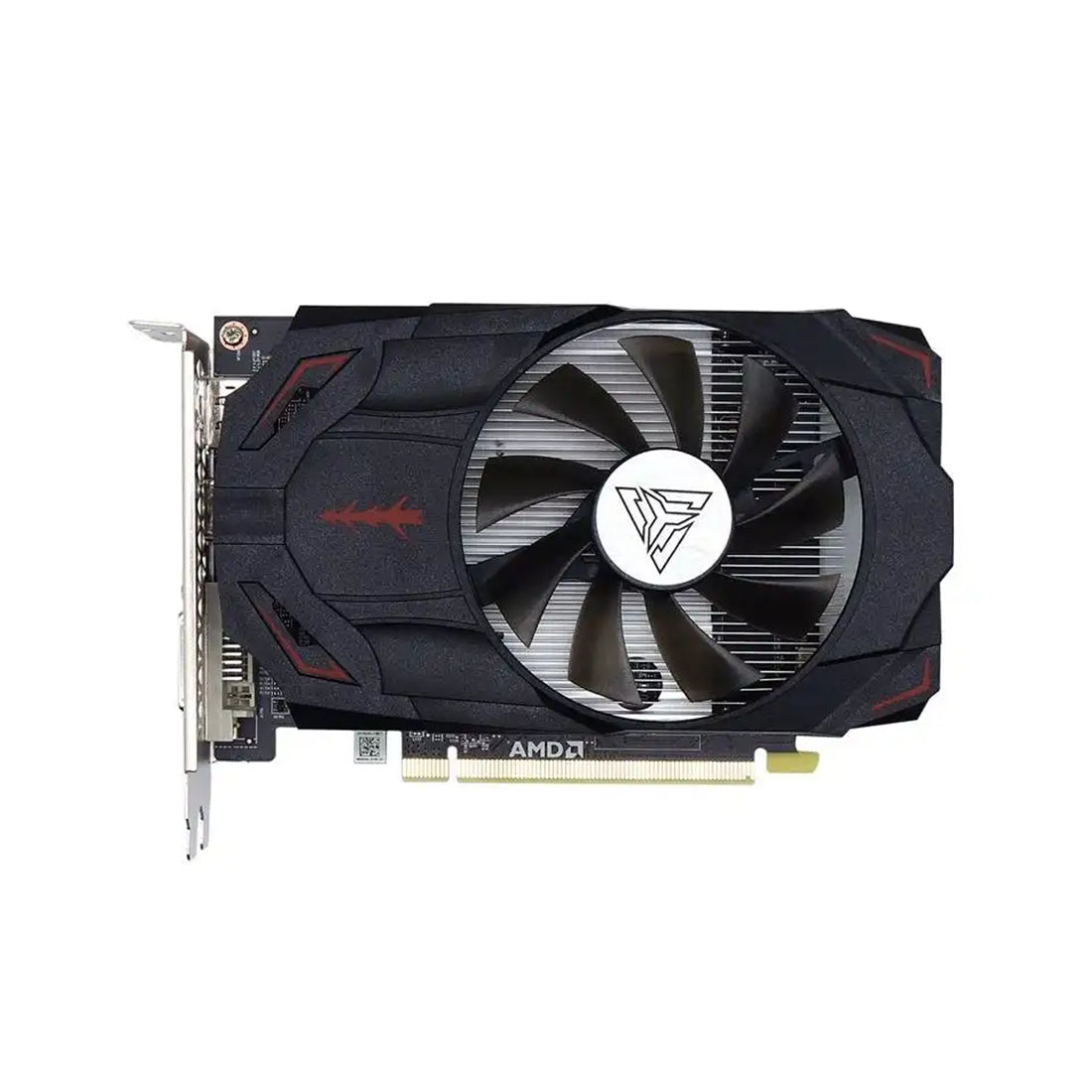 Tarjeta de video Arktek Radeon RX 550 de 8GB GDDR5 con diseño de un ventilador y salidas HDMI, DisplayPort y DVI para PC - Laptop Express Caracas
