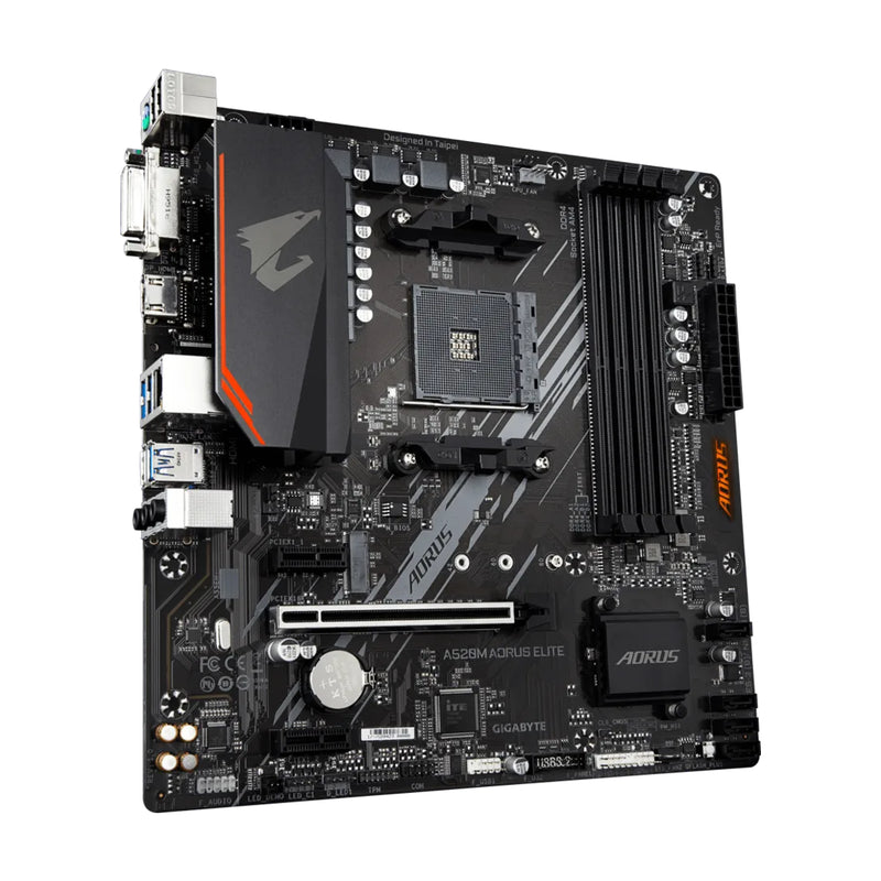 Tarjeta madre ECS Elitegroup A520M-M4 Micro-ATX con socket AM4, soporte DDR4 y puerto M.2 NVMe - Laptop Express Caracas