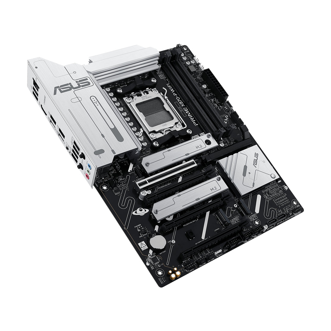 Tarjeta madre ASUS Prime X870-P WiFi ATX con socket AM5, soporte DDR5, PCIe 5.0 y puertos USB4 - Laptop Express Caracas