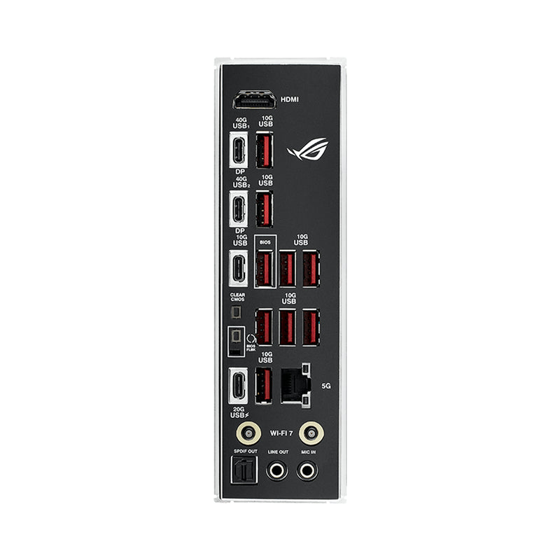 Tarjeta madre ASUS ROG Strix X870E-E Gaming WiFi formato ATX con socket AM5, soporte DDR5, PCIe 5.0, USB4 y Wi-Fi 7 - Laptop Express Caracas