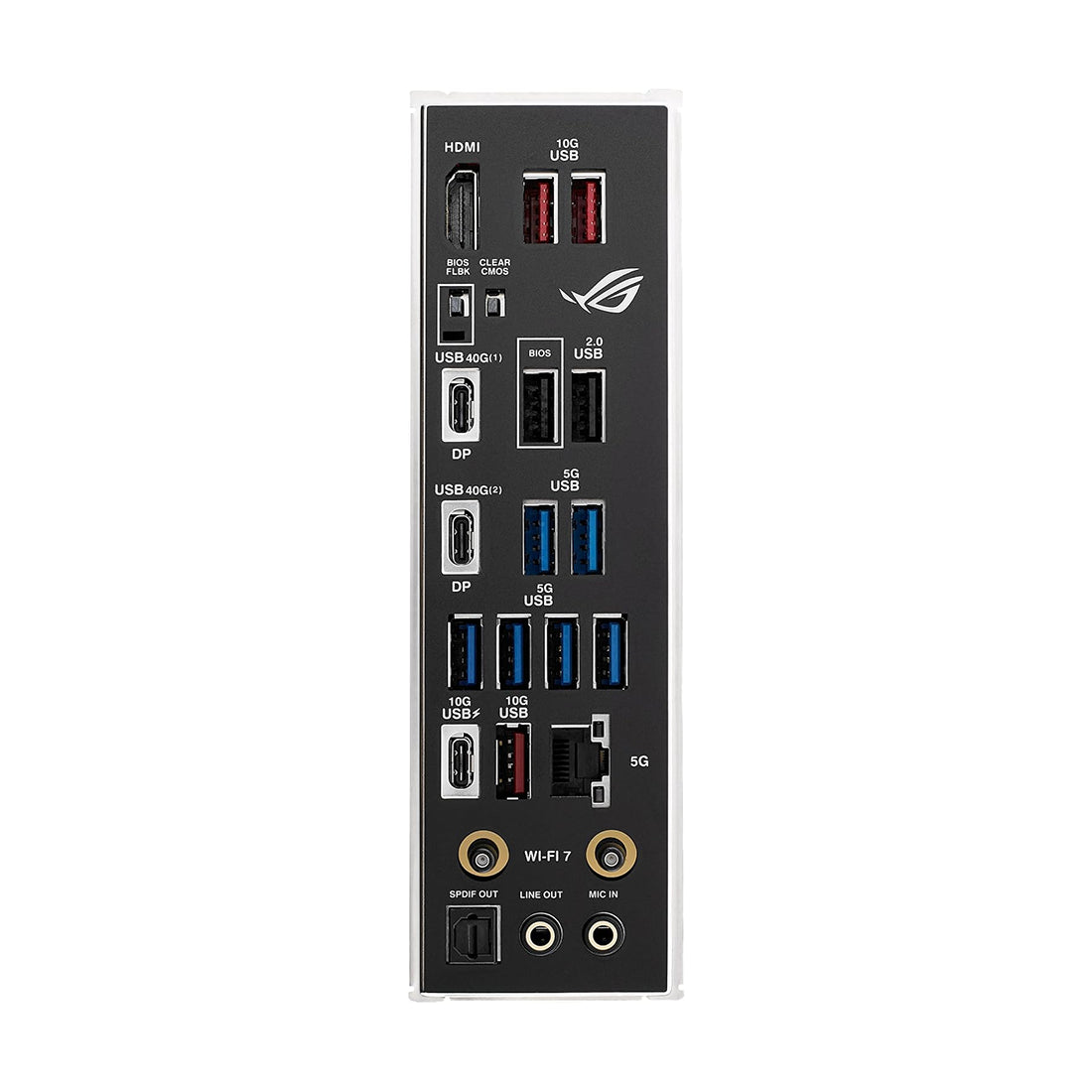 Tarjeta madre ASUS ROG Strix X870E-H Gaming WiFi formato ATX con socket AM5, soporte DDR5, PCIe 5.0, USB4 y Wi-Fi 7 - Laptop Express Caracas