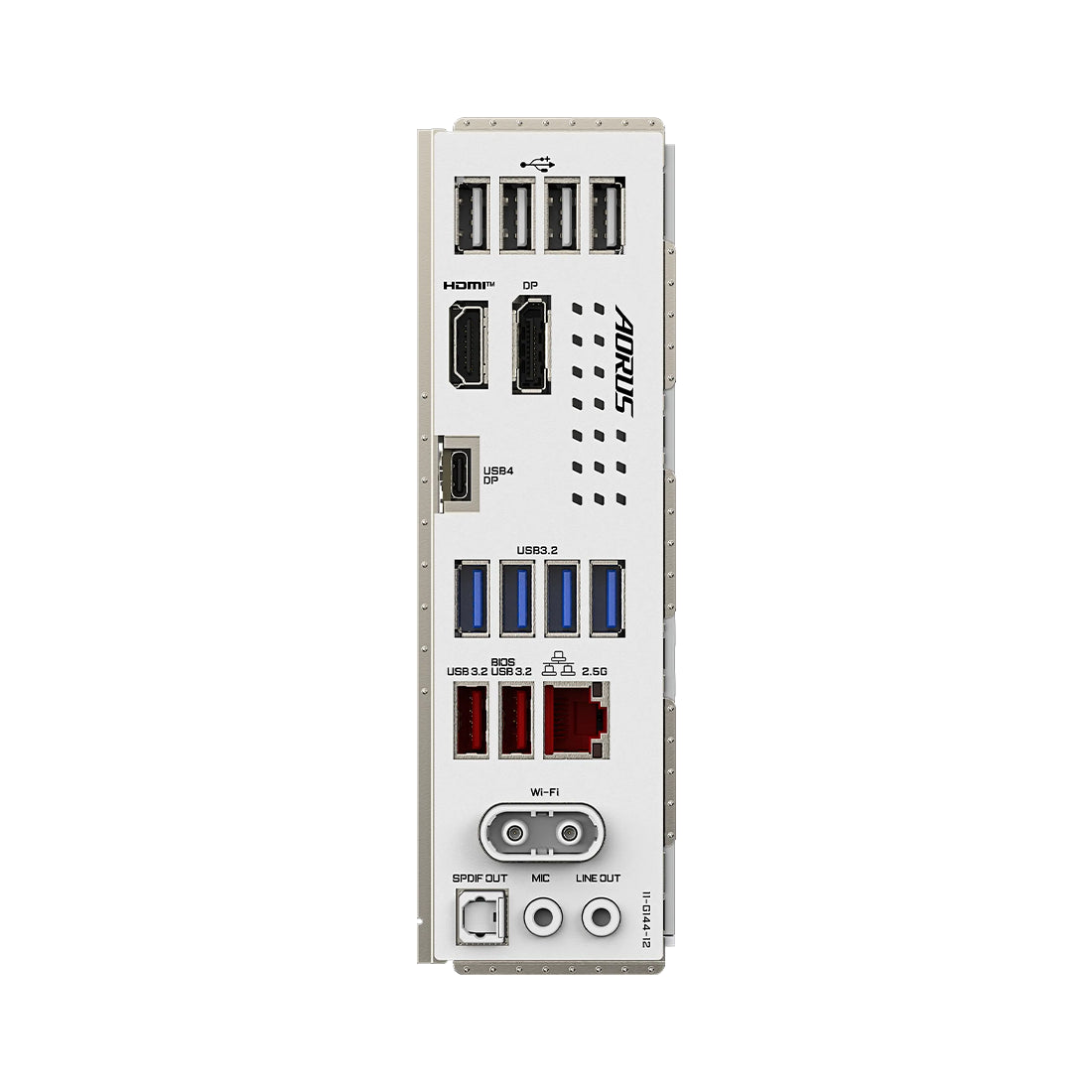 Tarjeta madre para PC de escritorio Gigabyte AORUS B860 ELITE WIFI7 ICE con conexion wifi 7 soporte para memoria ram ddr5 socket am5 y formato ATX blanco - Laptop Express Caracas