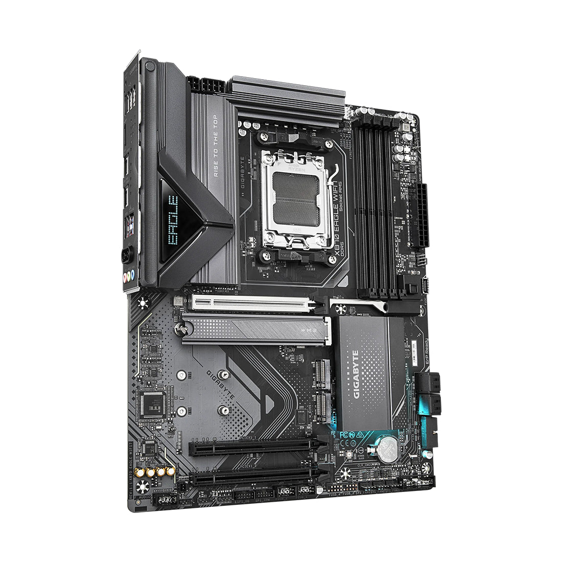 Tarjeta madre Gigabyte X870 Eagle WiFi 7 ATX con socket AM5, soporte DDR5, PCIe 5.0 y puertos USB4 - Laptop Express Caracas