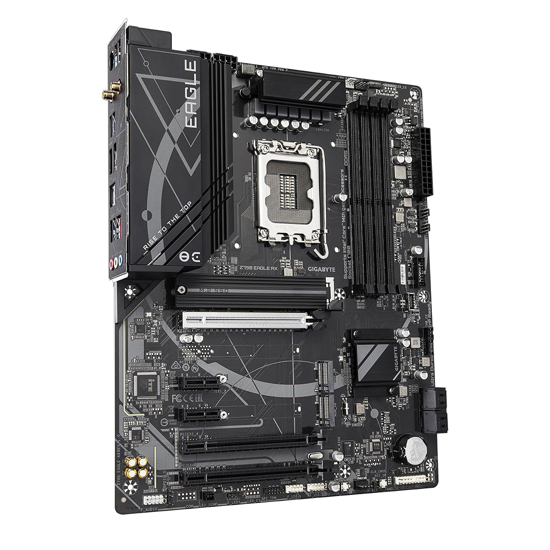 Tarjeta Madre Gigabyte Z790 Eagle AX para socket Intel LGA 1700 con soporte DDR5, PCIe 5.0, tres ranuras M.2 y Wi-Fi 6E integrado - Laptop Express Caracas