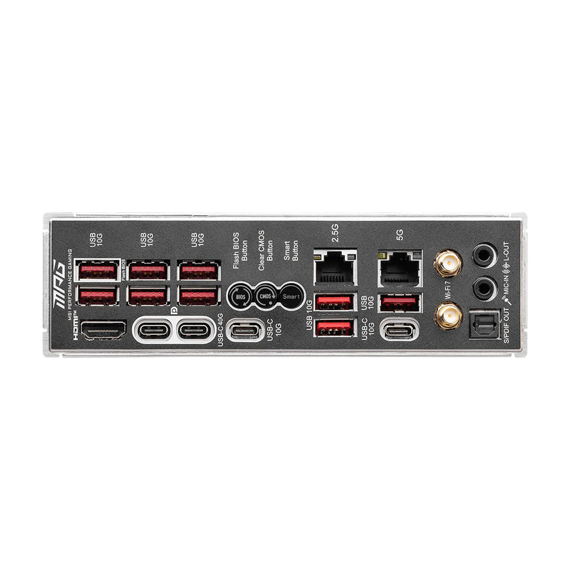 Tarjeta madre MSI MPG X870E CARBON WIFI formato ATX con socket AM5, soporte DDR5, PCIe 5.0, USB4 y Wi-Fi 7 - Laptop Express Caracas