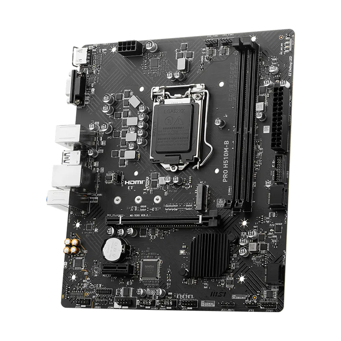 Tarjeta madre msi pro h510m-b micro-atx para procesadores intel de 10ma generacion con socket lga 1200 slots ddr4 y puerto m.2 - Laptop Express Caracas