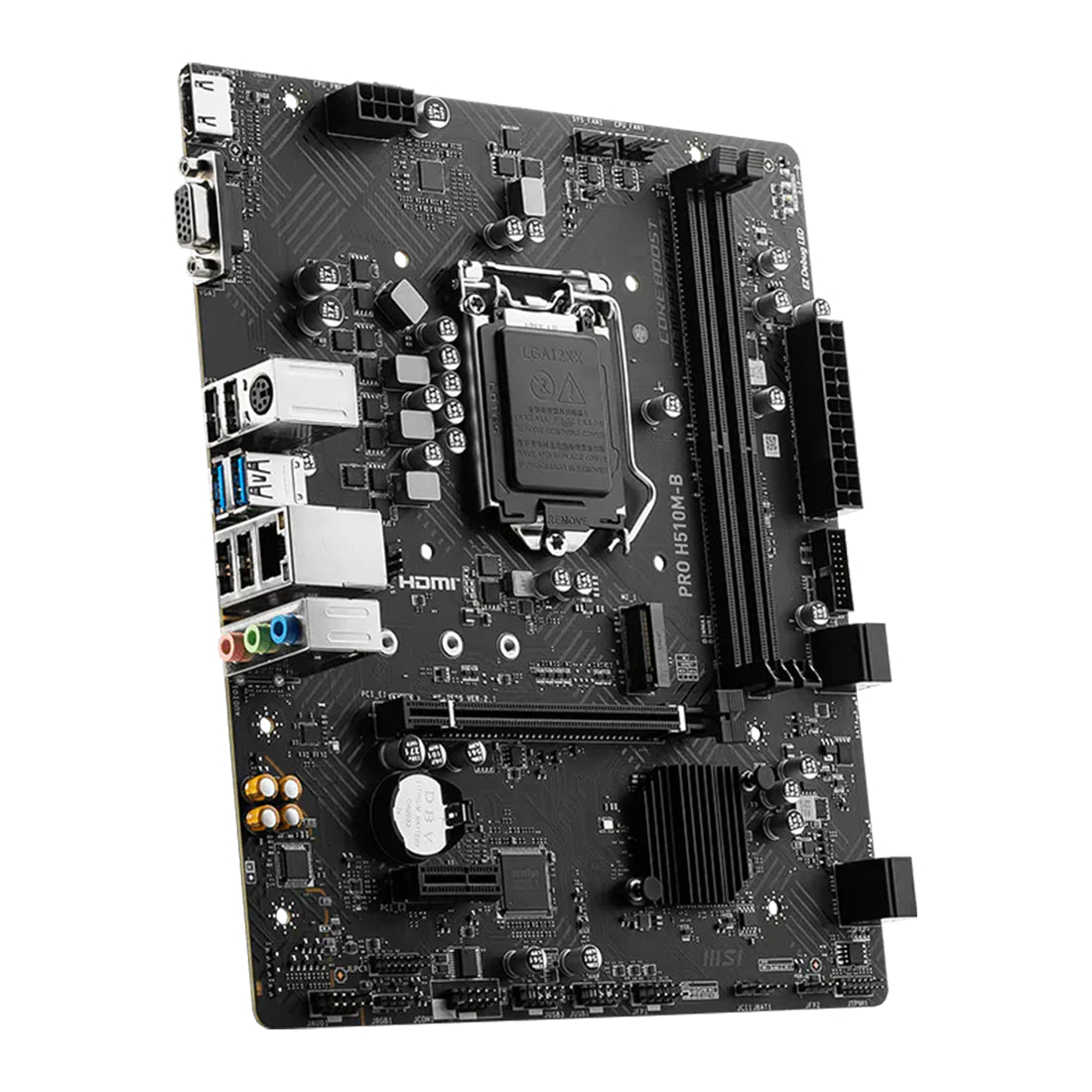 Tarjeta madre msi pro h510m-b micro-atx para procesadores intel de 10ma generacion con socket lga 1200 slots ddr4 y puerto m.2 - Laptop Express Caracas