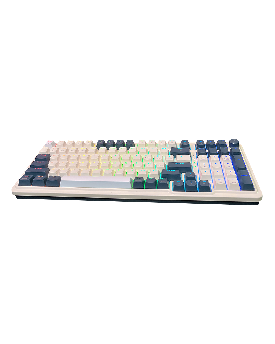 TECLADO MECANICO REDRAGON EISA PRO BLANCO - AZUL K686WB-RGB-PRO MAC/WIN SWITCH ROJO