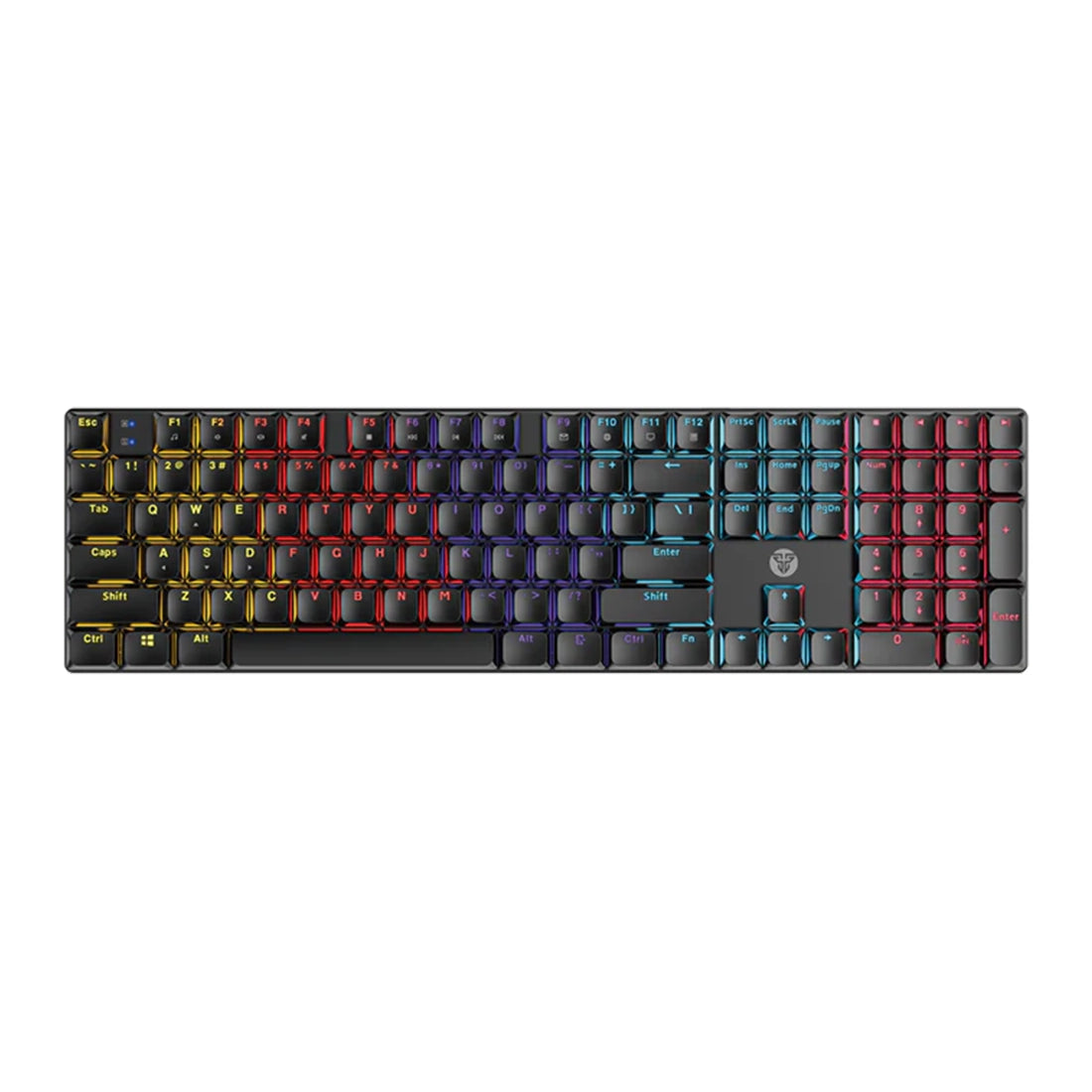 Teclado mecánico inalámbrico Fantech Atom Air108 MK314 formato completo con teclado numérico e iluminación RGB - Laptop Express Caracas