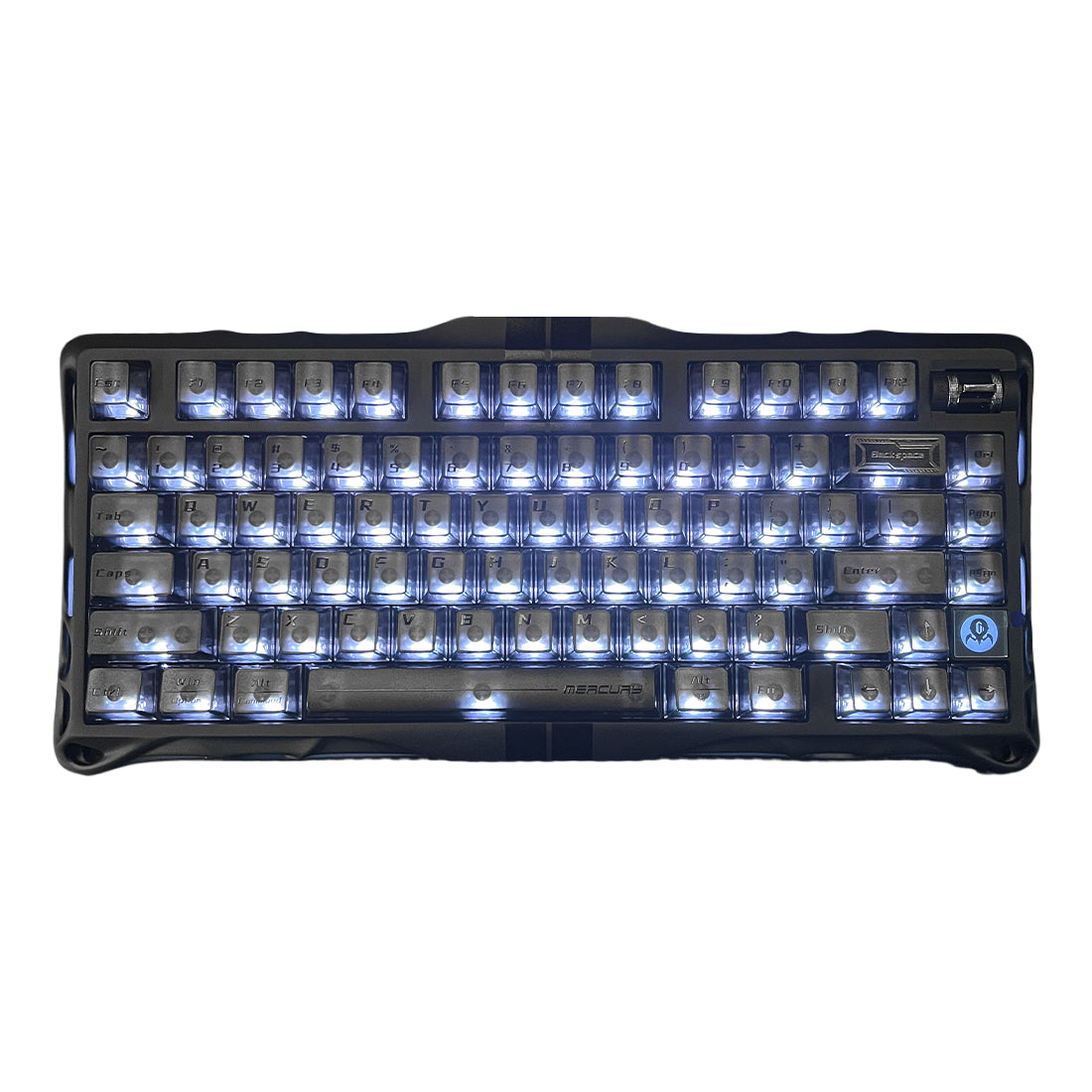Teclado mecánico GravaStar Mercury V75 edición negra en aleación de magnesio con triple conexión inalámbrica y RGB - Laptop Express Caracas