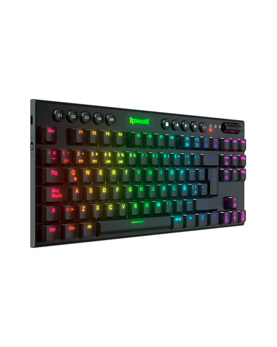 TECLADO HORUS  TKL  K621 RGB  NEGRO REDRAGON SWITCH ROJO