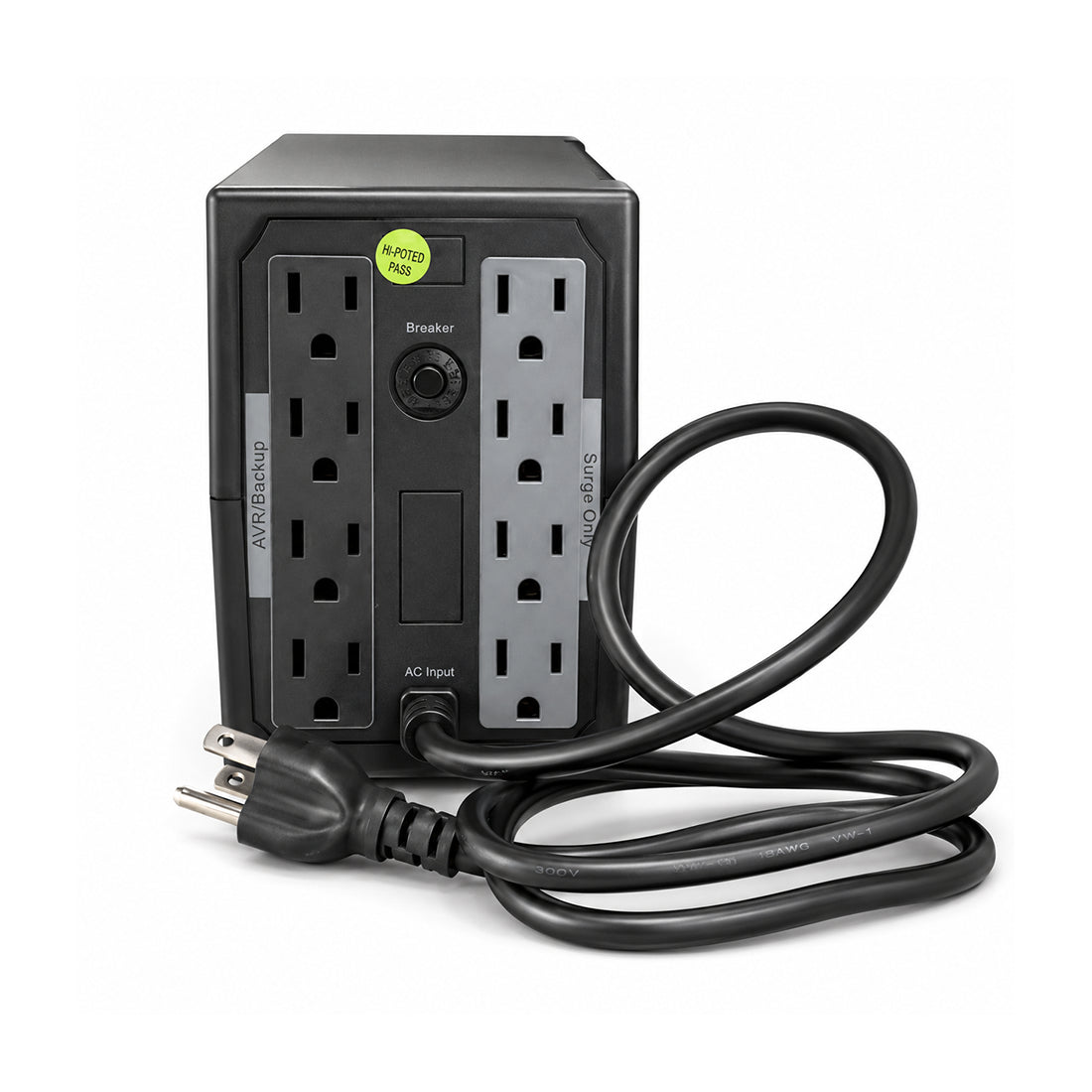 UPS JEMIP de 800VA y 480W con 8 tomas de corriente para respaldo y protección de equipos electrónicos - Laptop Express Caracas