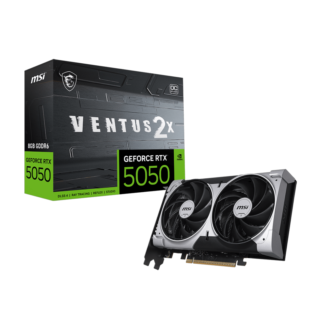 TARJETA DE VIDEO RTX5050 8GB  MSI VENTUS 2X-4